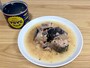 缶からあけてみました！ 太いさばの身がたっぷりと入っています