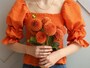 ダリアの花束は、華やかでプレゼントとしても人気　※画像出典：Shutterstock.com