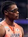 男子400m走でサングラスを着用する中島ジョセフ選手※画像：中島ジョセフ選手Instagram