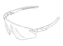 Oakleyの意匠登録（1695696）図面※画像：特許情報プラットフォーム