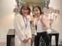 宮本亜希子先生（左）と筆者。女性美容医療協会（WAM）の イベントにて