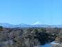 中国割烹旅館 掬水亭から望む、多摩湖と富士山の絶景