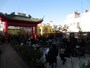 3階「ガーデンテラスカフェ」は、中華街を見下ろす屋上庭園になっています