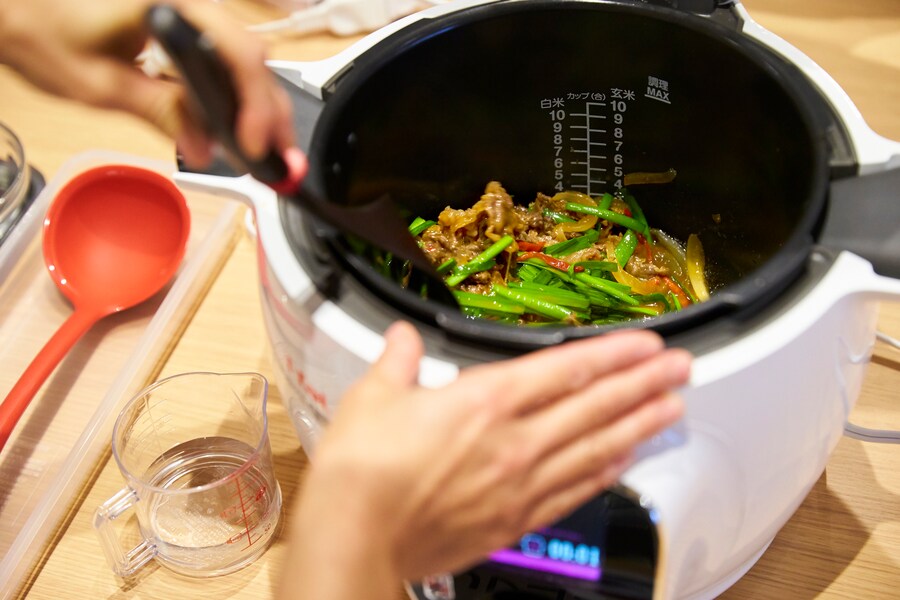 『クックフォーミー エクスプレス』でプルコギ