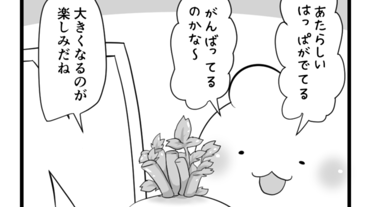 もともと植物が好きな子どもに大根の頭を渡したら…大事にするのは良いけど、愛着が湧きすぎて複雑な気持ちに