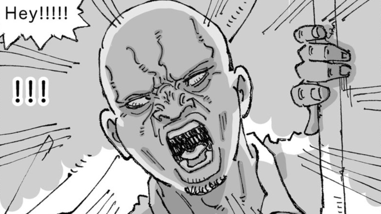 夜中に爆音で騒いでいると血眼スキンヘッドにものすごい勢いで怒鳴られ、オワタと思っていたら…予想外の展開に