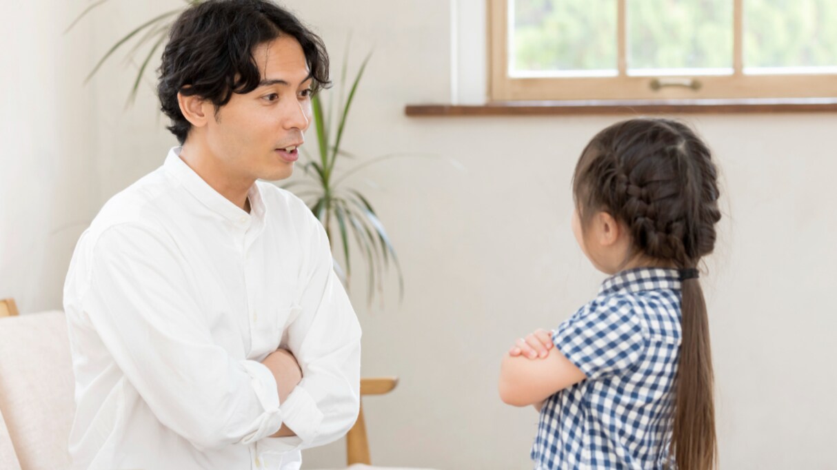 「〇〇しないともう遊ばないぞ」と５歳娘を "脅す" ように叱る旦那…娘からの反論に称賛の声