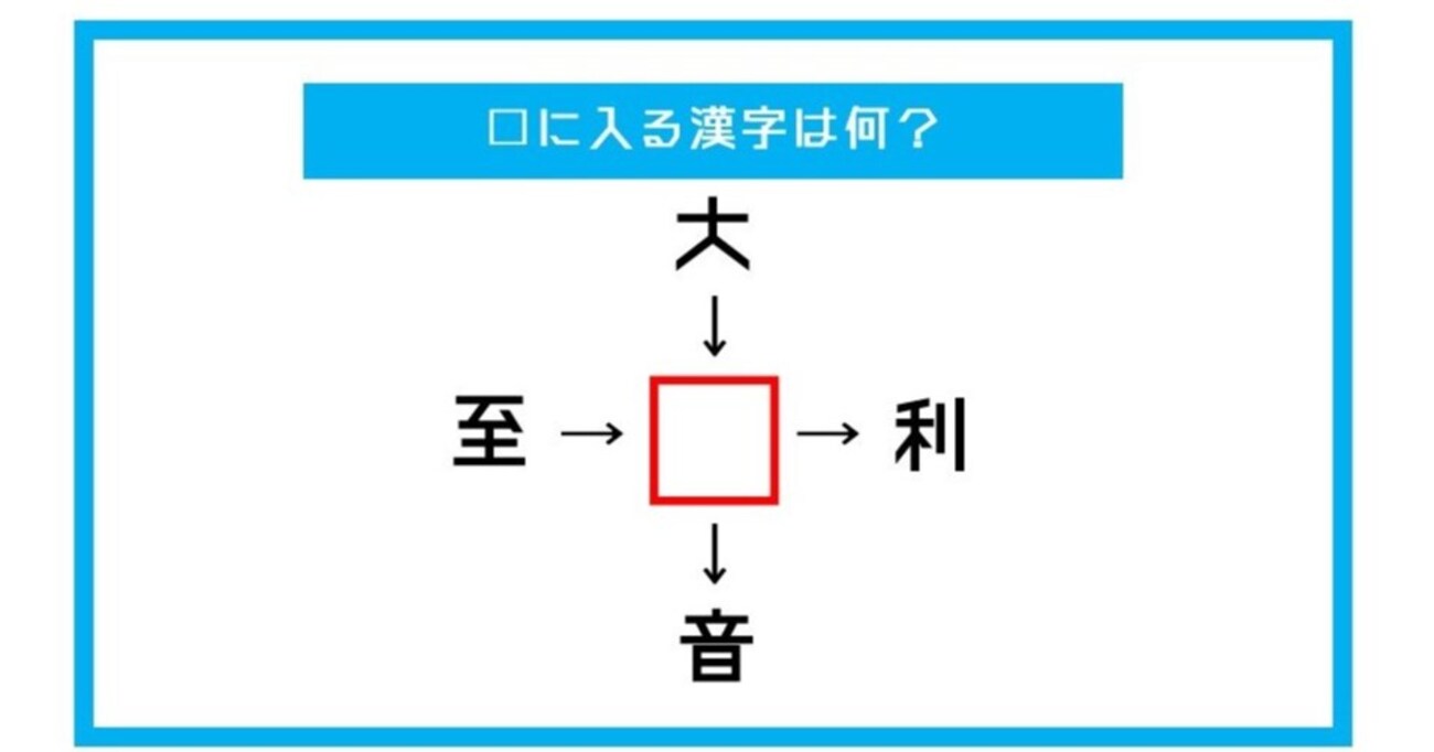 【漢字穴埋めクイズ】□に入る漢字は何？（第364問）