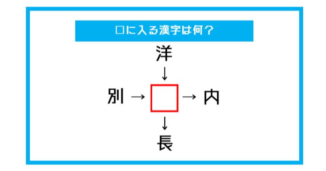 【漢字穴埋めクイズ】□に入る漢字は何？（第384問）