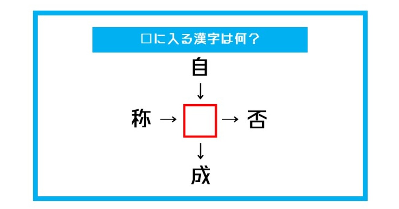 【漢字穴埋めクイズ】□に入る漢字は何？（第504問）