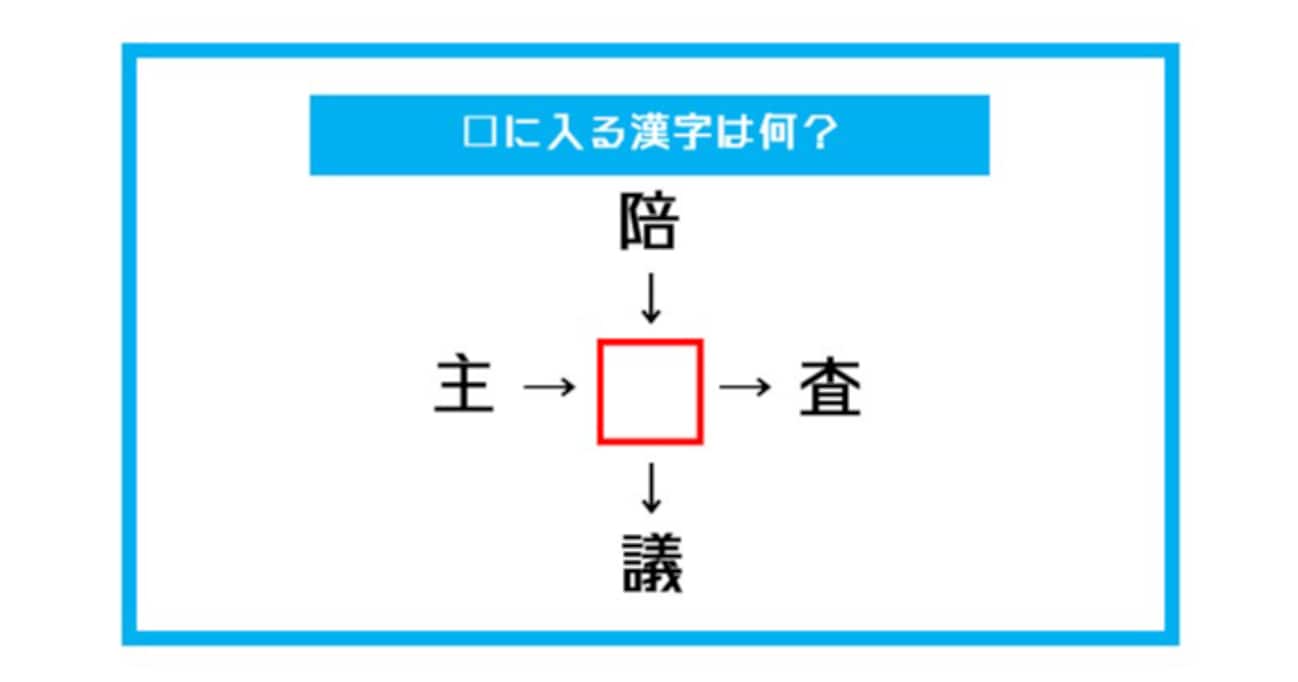 【漢字穴埋めクイズ】□に入る漢字は何？（第526問）