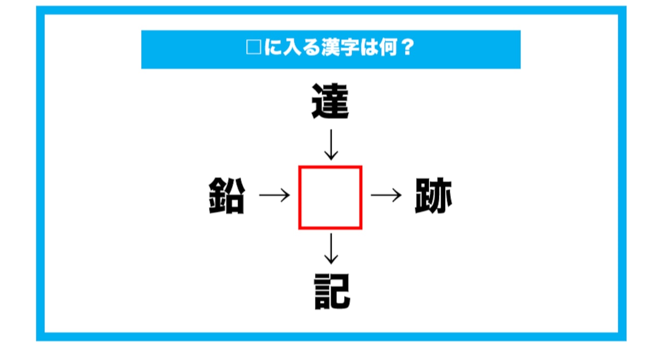 【漢字穴埋めクイズ】□に入る漢字は何？（第569問）