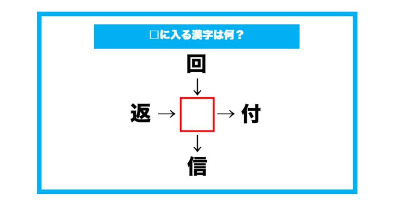 【漢字穴埋めクイズ】□に入る漢字は何？（第654問）