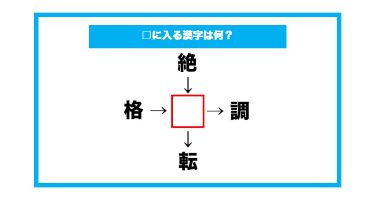 【漢字穴埋めクイズ】□に入る漢字は何？（第707問）