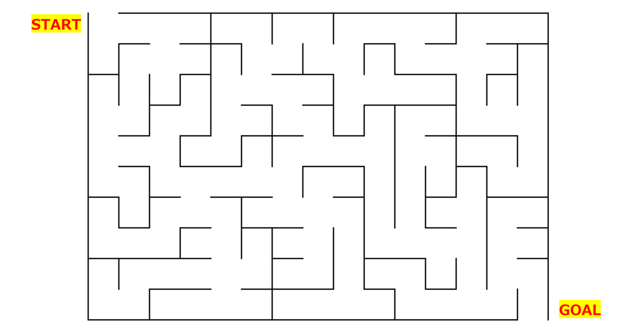 【迷路】何秒でゴールまでたどり着ける？（第9問）