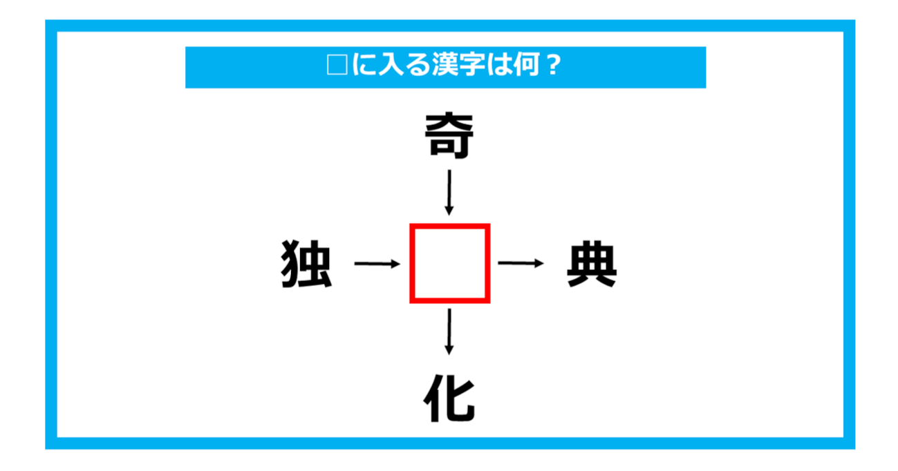 【漢字穴埋めクイズ】□に入る漢字は何？（第740問）