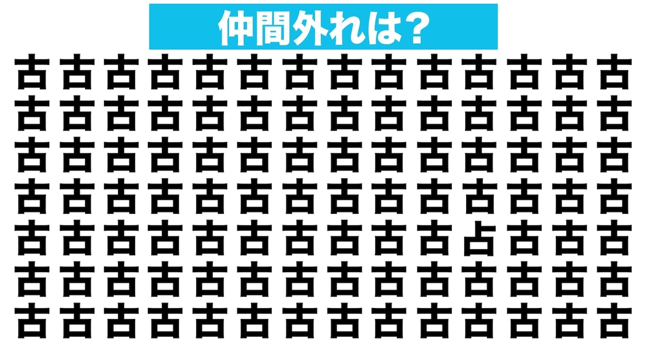 【漢字間違い探しクイズ】仲間外れはどれ？（第76問）