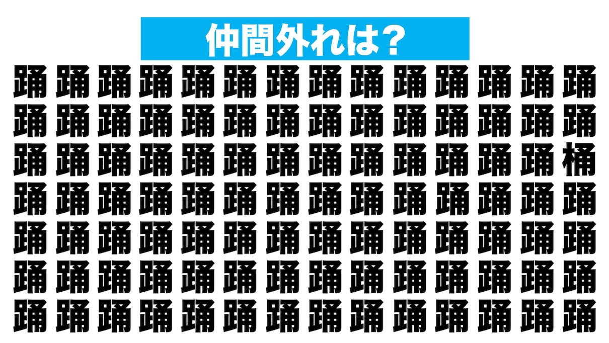 【漢字間違い探しクイズ】仲間外れはどれ？（第219問）