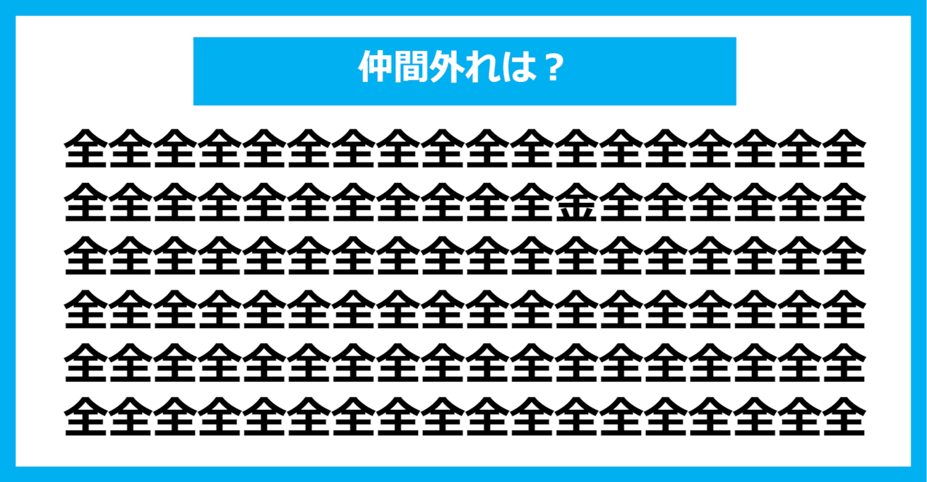 【漢字間違い探しクイズ】仲間外れはどれ？（第359問）