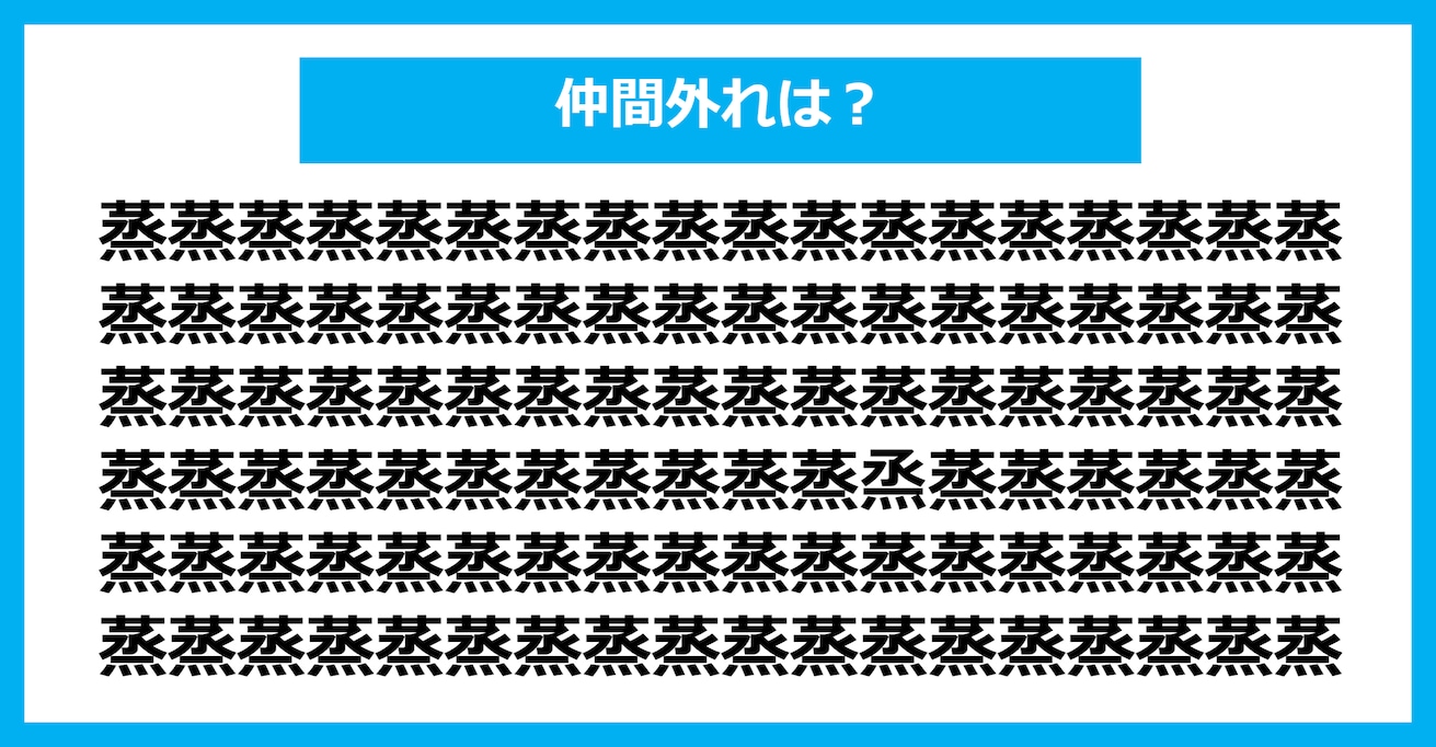 【漢字間違い探しクイズ】仲間外れはどれ？（第789問）