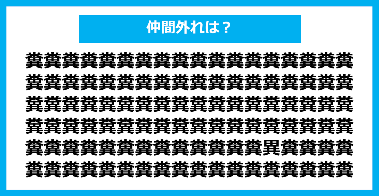 【漢字間違い探しクイズ】仲間外れはどれ？（第880問）