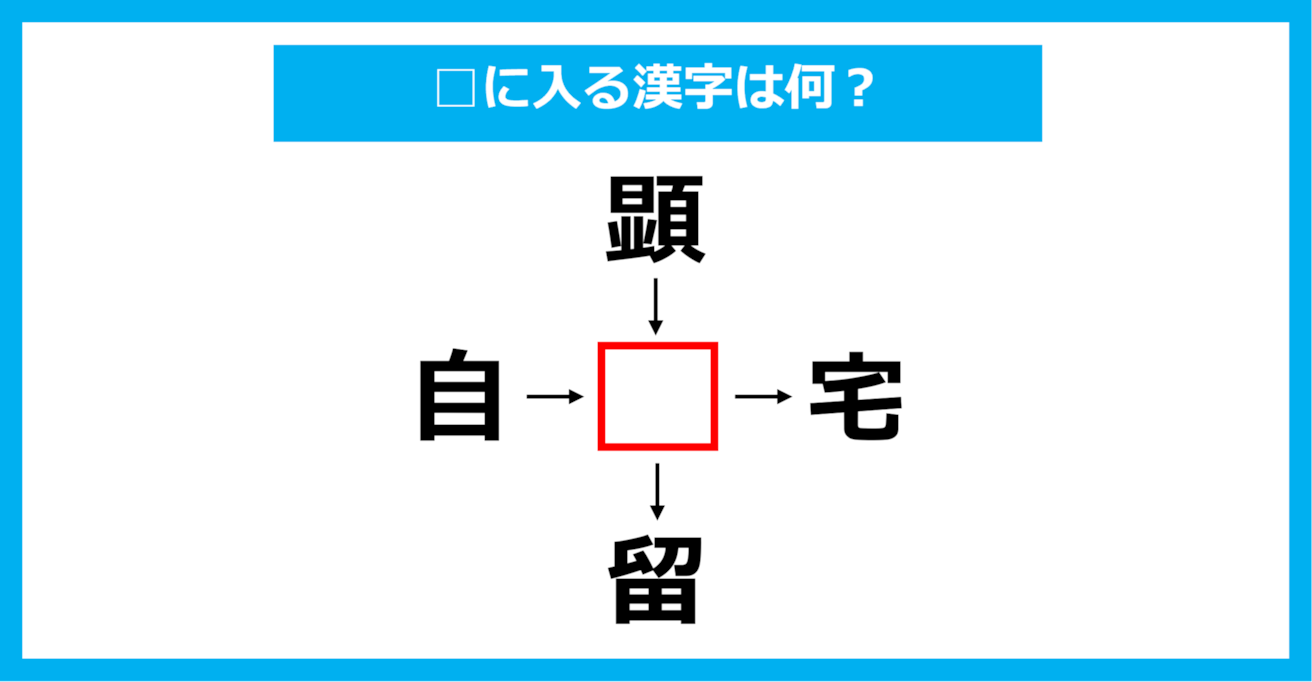 【漢字穴埋めクイズ】□に入る漢字は何？（第1795問）