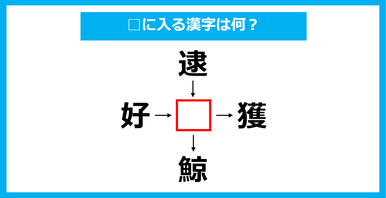 【漢字穴埋めクイズ】□に入る漢字は何？（第1879問）