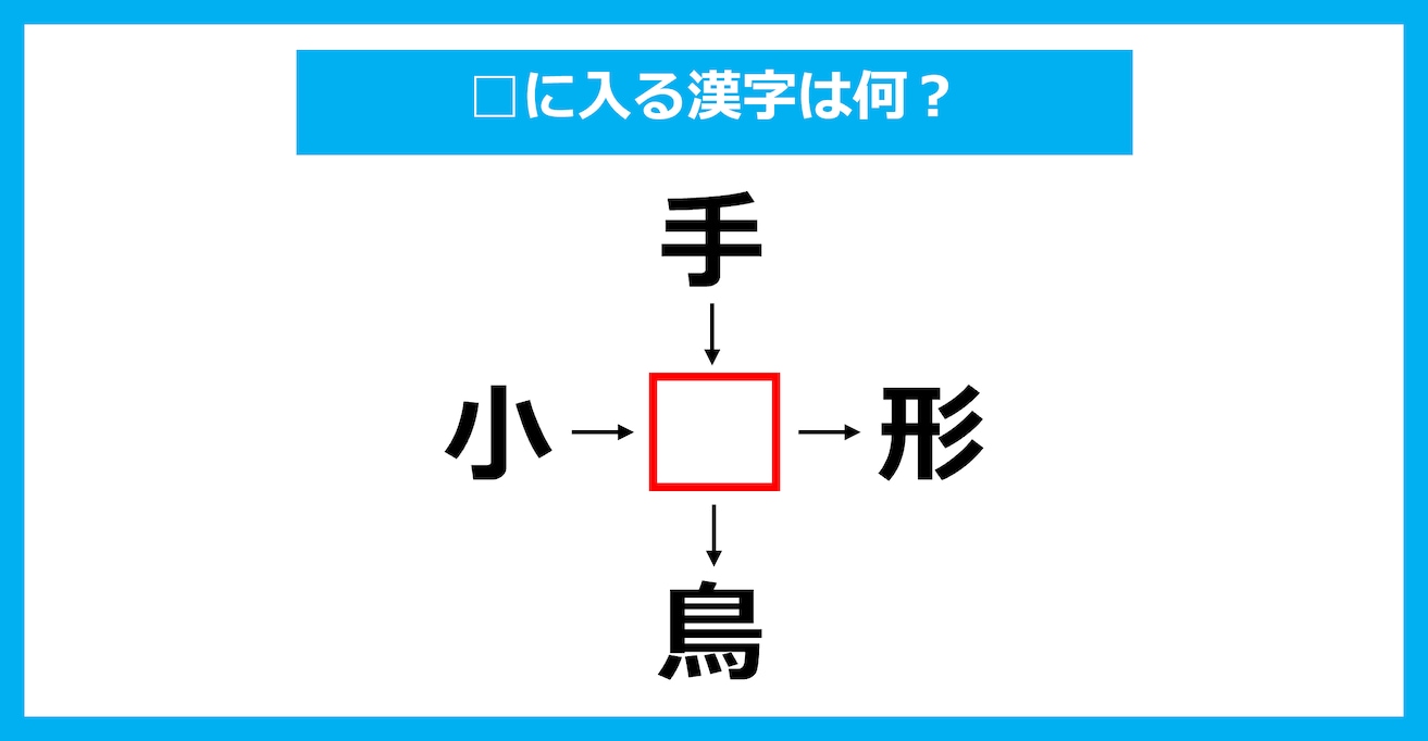 【漢字穴埋めクイズ】□に入る漢字は何？（第2112問）