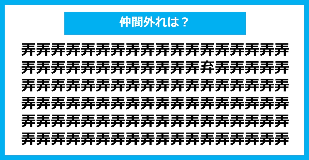 【漢字間違い探しクイズ】仲間外れはどれ？（第1364問）