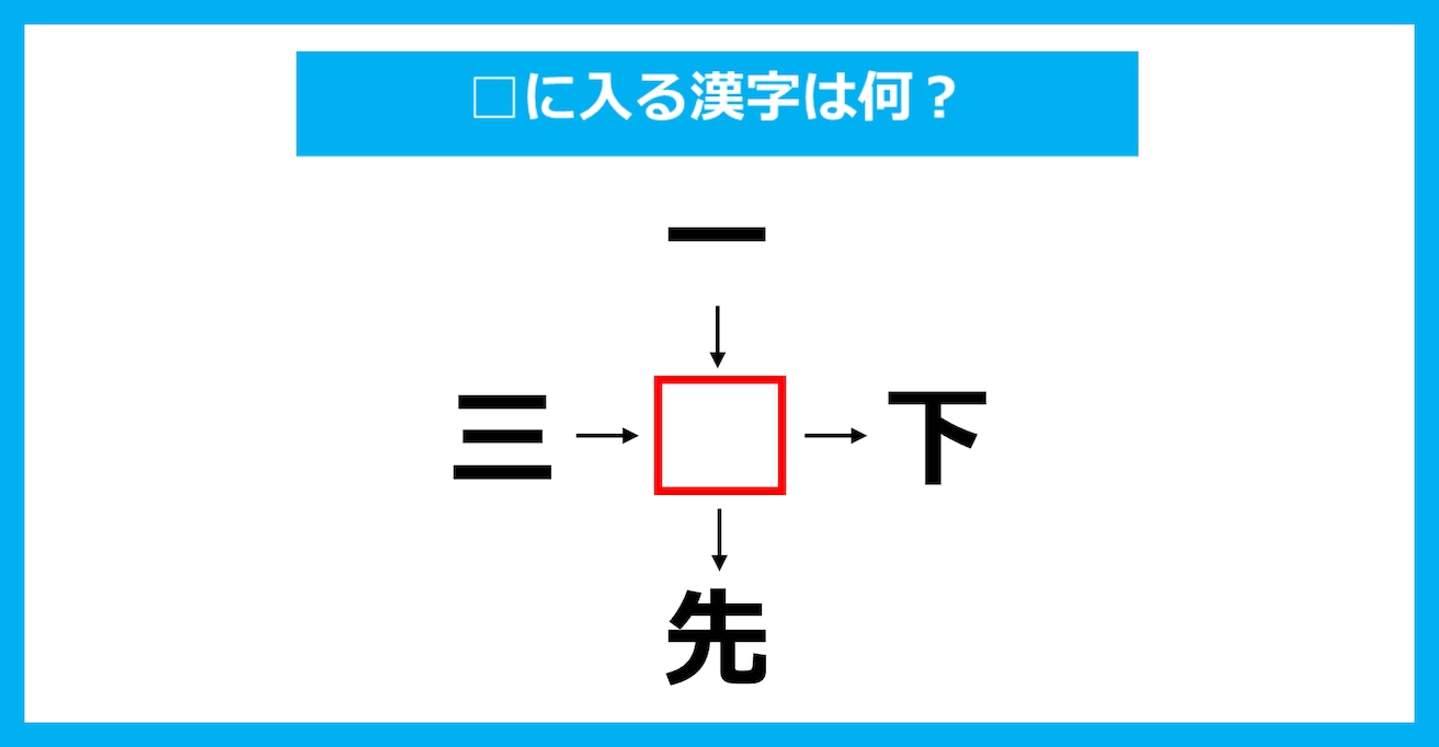 【漢字穴埋めクイズ】□に入る漢字は何？（第2215問）