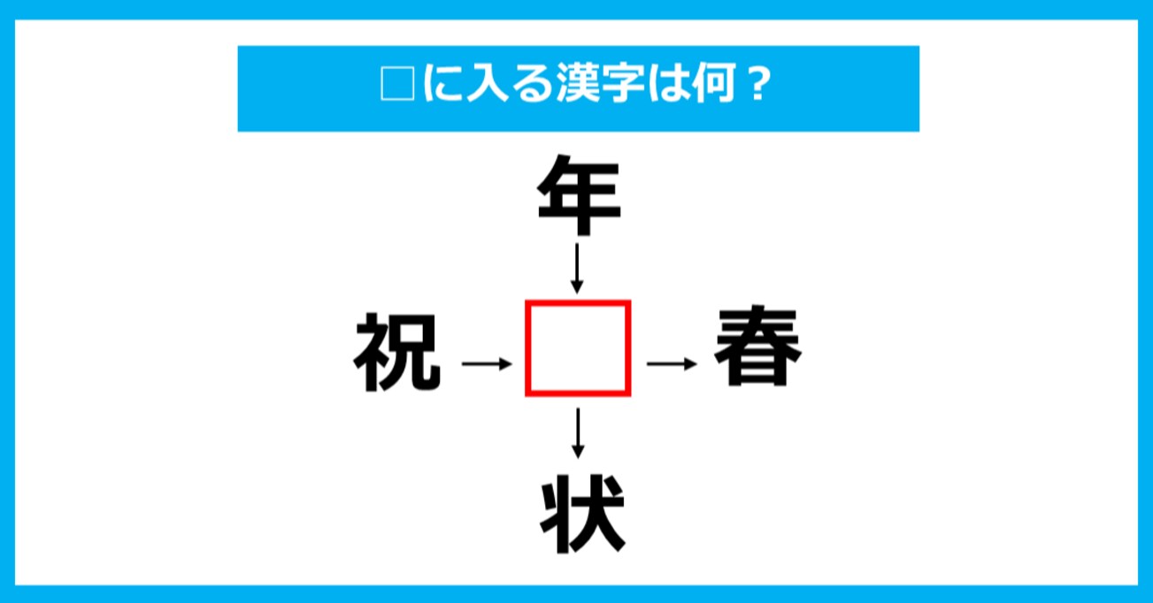 【漢字穴埋めクイズ】□に入る漢字は何？