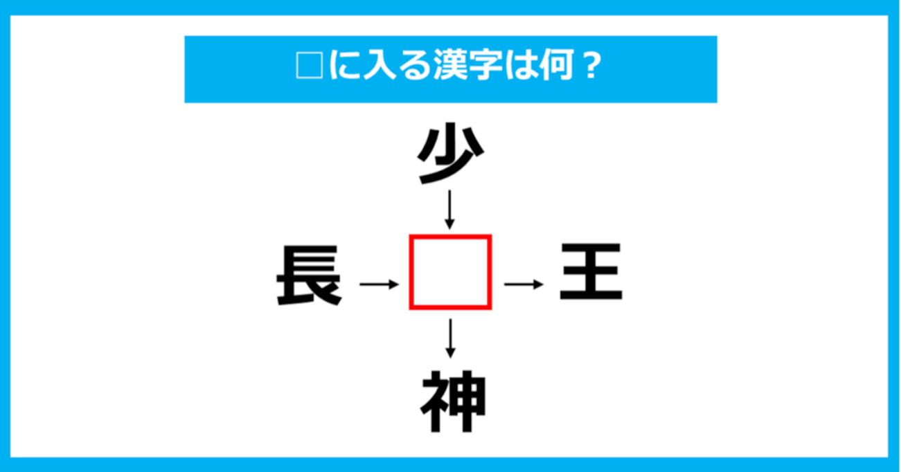 【漢字穴埋めクイズ】□に入る漢字は何？