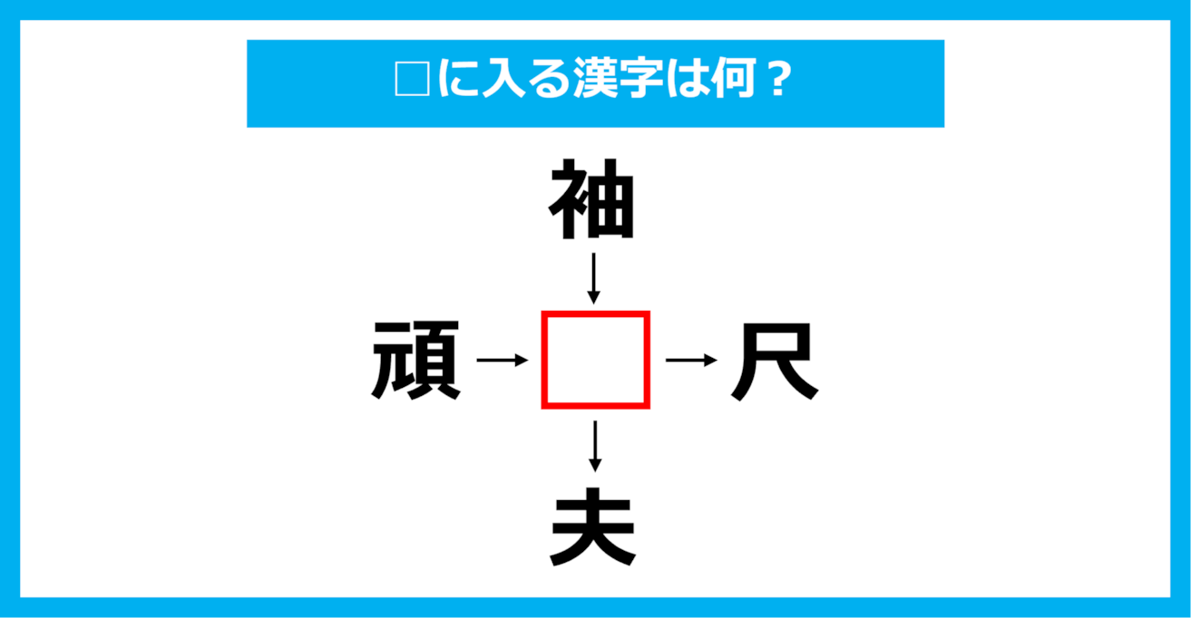 【漢字穴埋めクイズ】□に入る漢字は何？（第2729問）