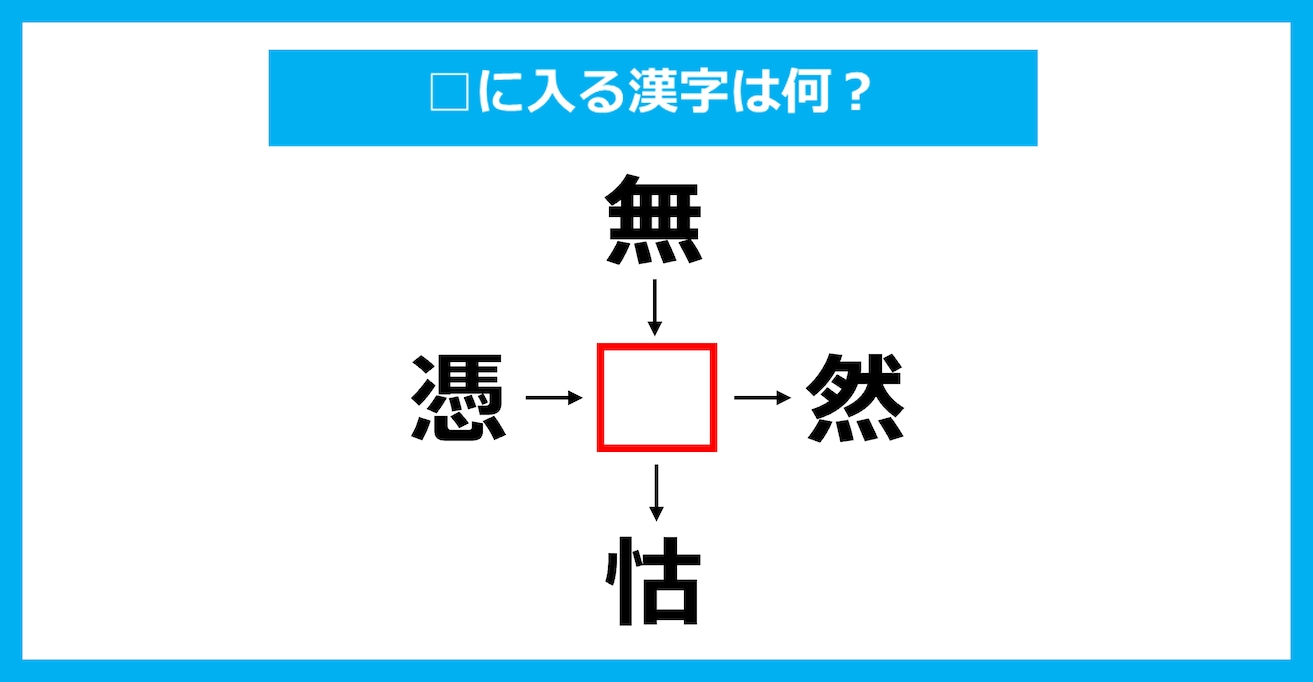 【漢字穴埋めクイズ】□に入る漢字は何？（第2881問）