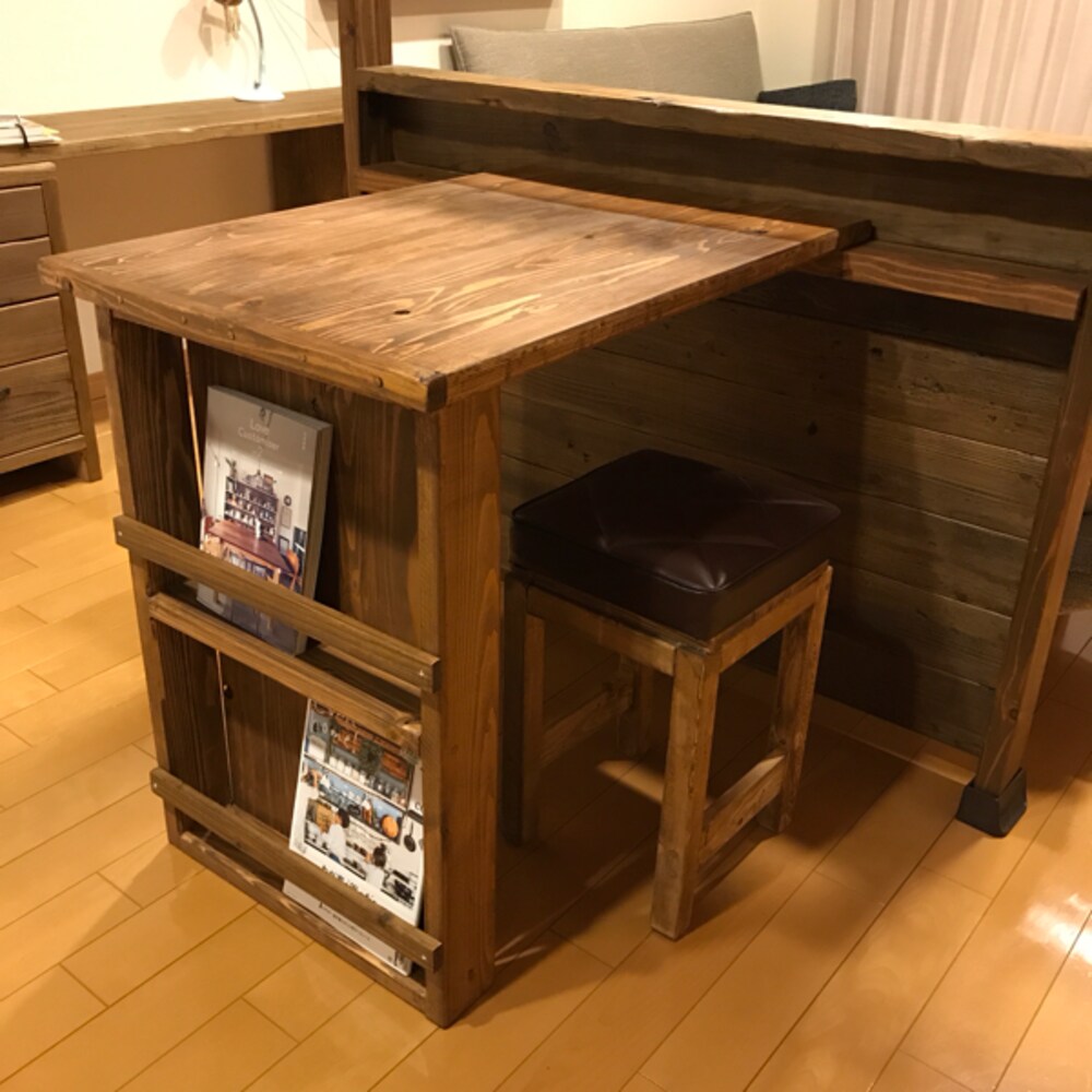 家具と一体化した本棚