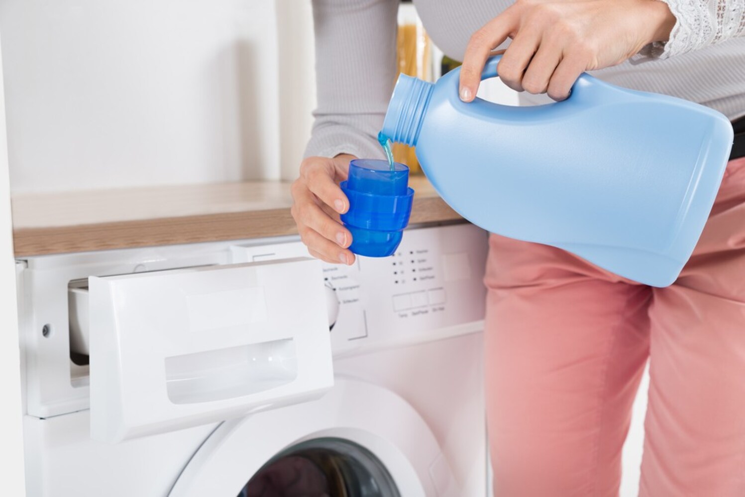 漂白剤を入れる
