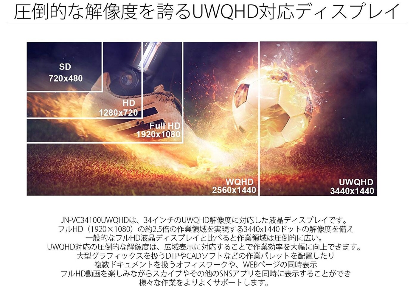 解像度|画質にこだわるなら4K、もしくは実用性のあるUWQHD
