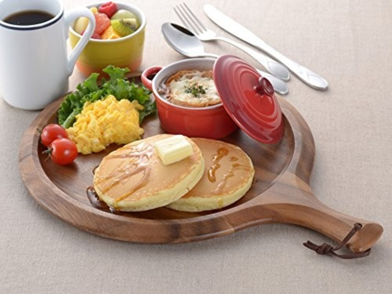 ワンプレートご飯のように盛り付ける