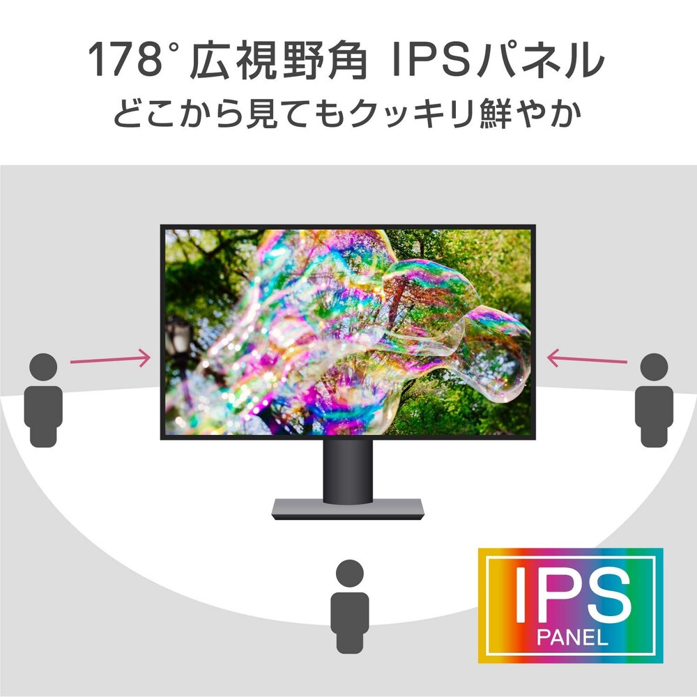 IPS|広視野角と鮮やかな発色が魅力