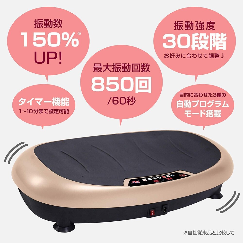 振動回数|400回/分以上のマシンで効率よく!