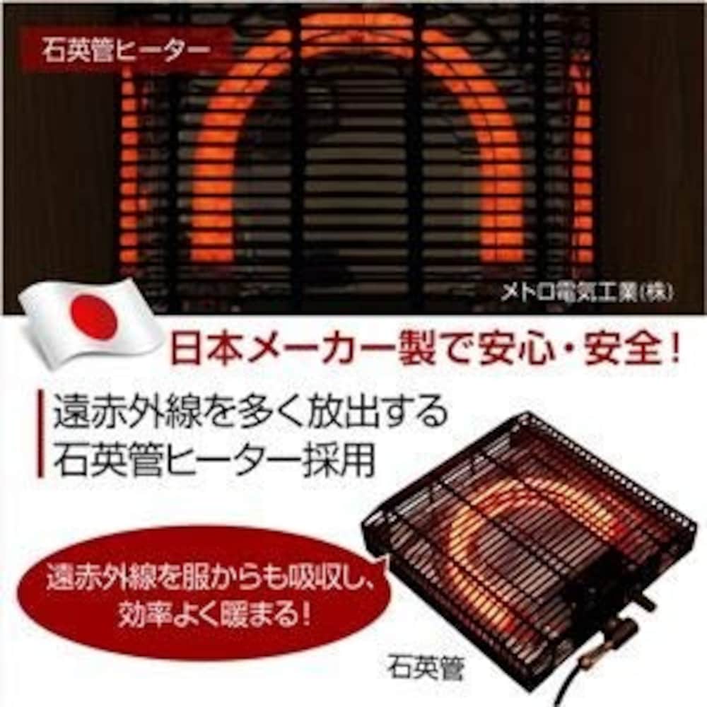 2.安い価格で高パワーな「石英管ヒーター」