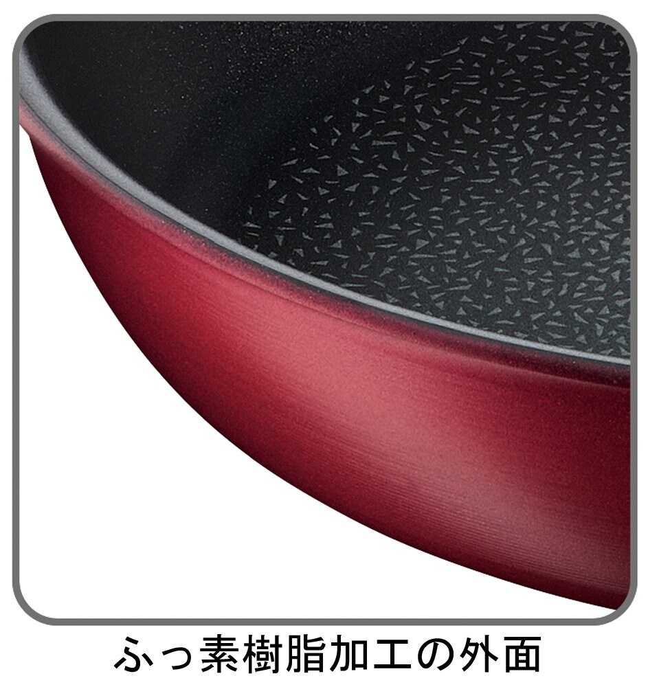焦げ付きにくいコーティングがされているかチェック