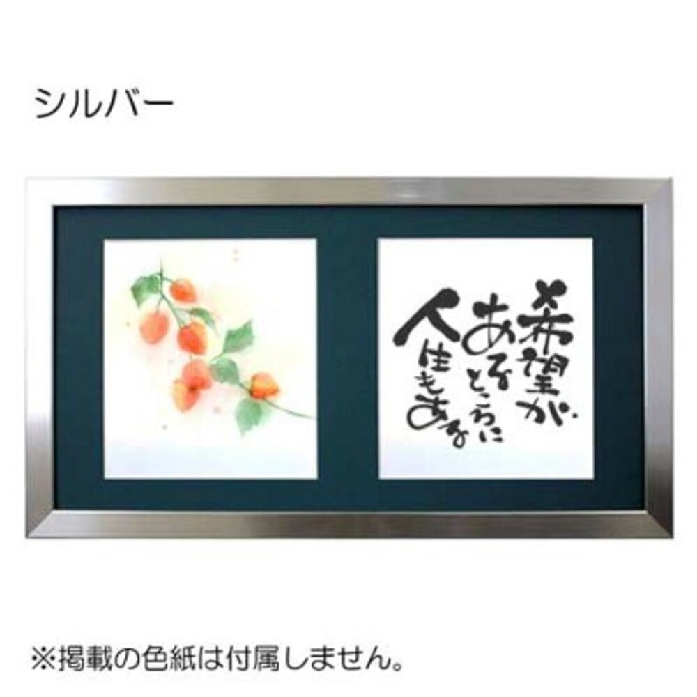 複数の色紙を飾れる額|好きな色紙を組み合わせて