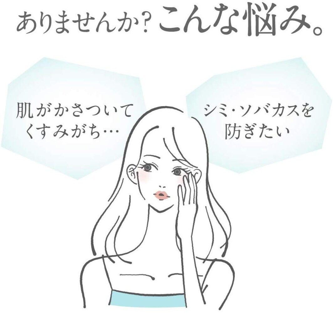 シミ、くすみ、そばかすなど肌トラブルにアプローチ