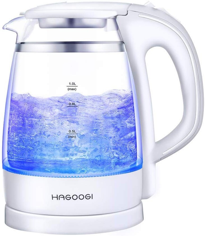 ガラス製の電気ケトル