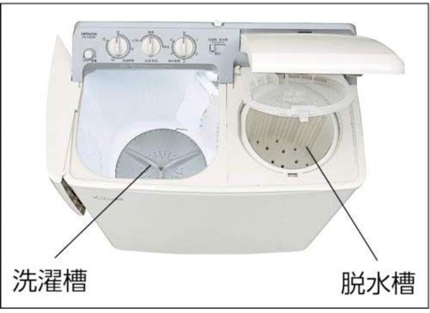 ▼二層式|洗浄力が高く汚れが落ちやすい!