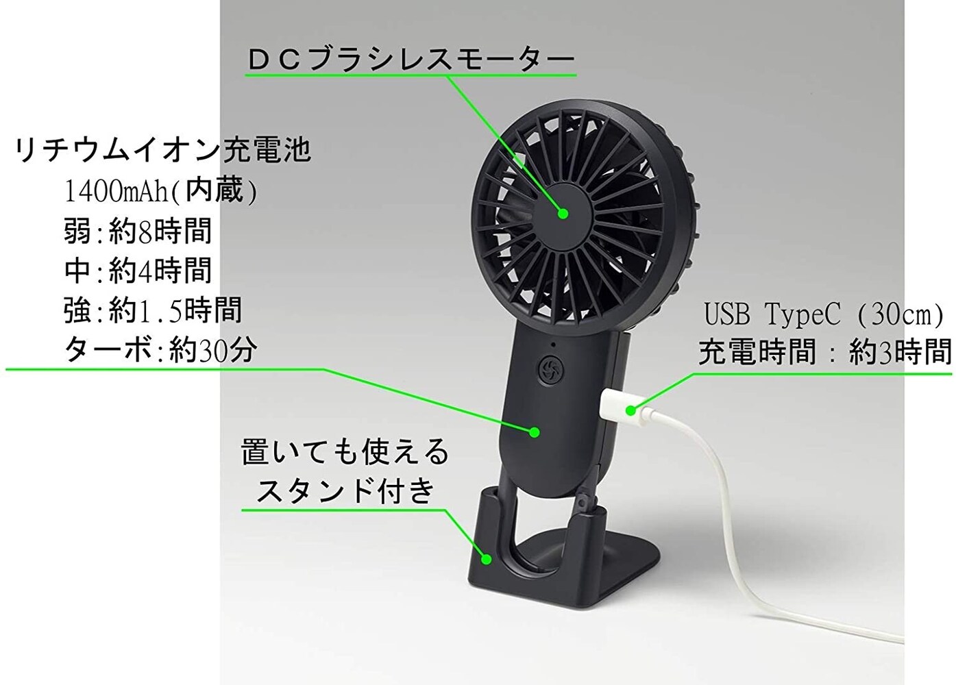 電源タイプ|充電式か乾電池式であれば、室内でも移動しやすく、持ち運びにも◎