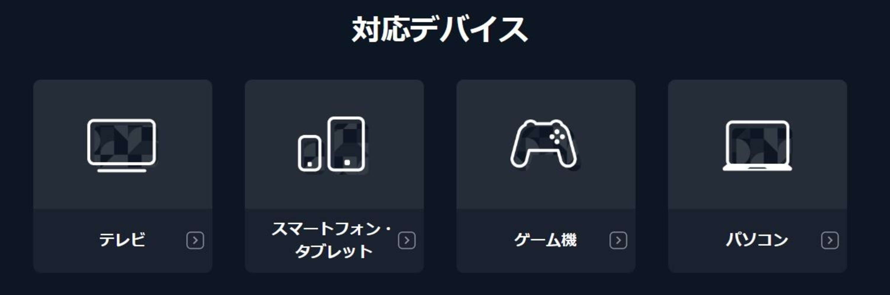 スマホ・PC以外にも様々な家電に対応!