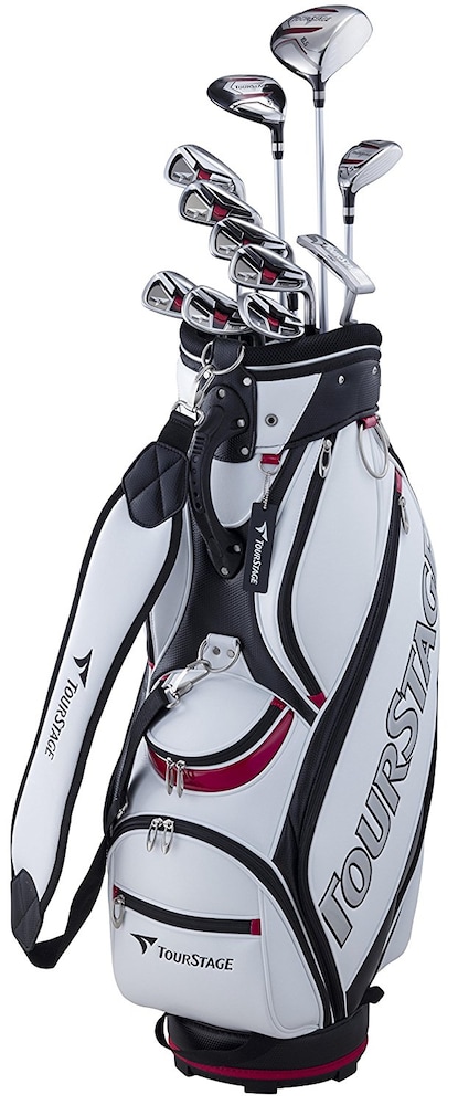 BRIDGESTONE(ブリヂストン) TOURSTAGE V002 キャディバッグ付きクラブ11本セット