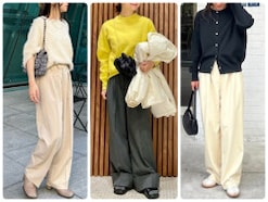 トレンドなのにダサく見えるのはなぜ？ 40代の「タック入りワイドパンツ」の正解コーデを教えます！